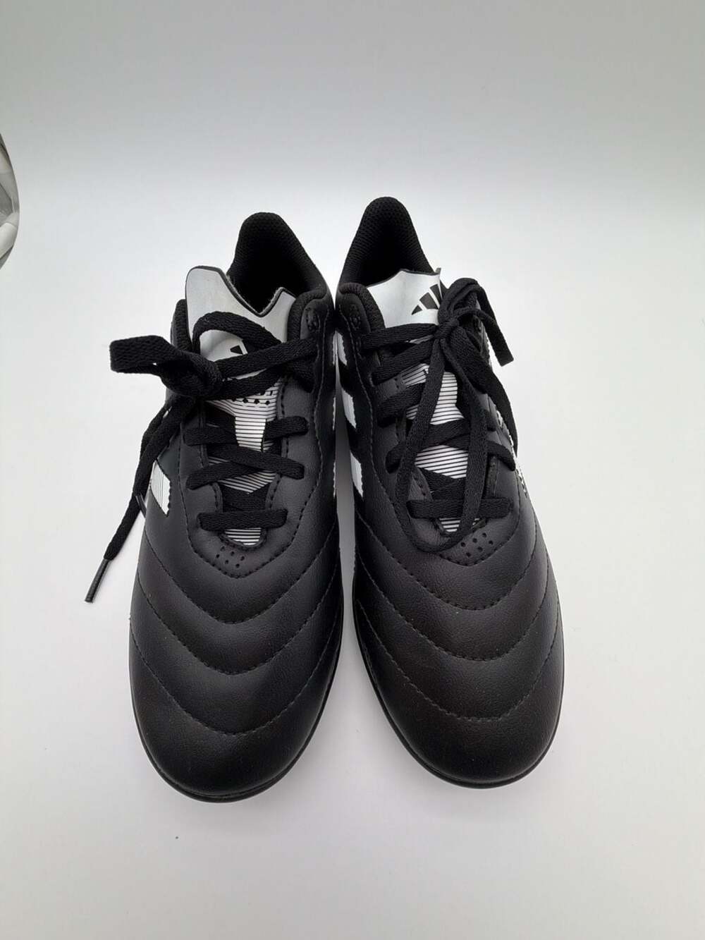 adidas Kids Black and White Athletic Shoes